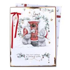 One I Love Me to You Bear Giant Luxury Boxed Christmas Card Image Preview